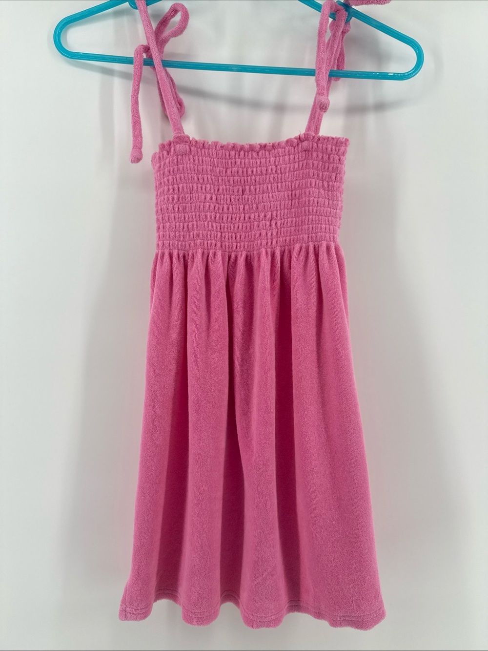 Kids Juicy Couture Pink Terry Cloth Tube Dress 6